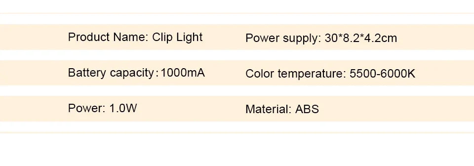 Allist Pivot 5-LED Clip-On Task Light | Ultra-Portable Flexible Reading & Focus Lamp
