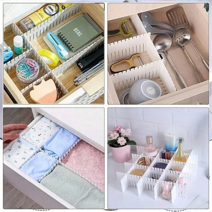Allist™ Grid Modular Divider System | Adjustable Cut-to-Fit Drawer & Desk Organizer