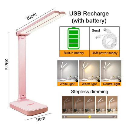 Allist Aero Dual-Wing Desk Lamp | Foldable Wide-Angle LED with Adaptive Eye-Care