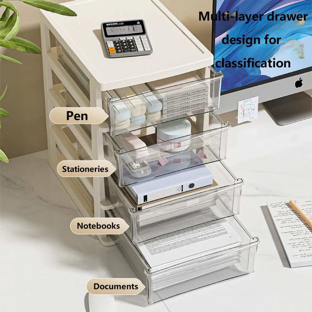 Allist Vista Modular Desktop Drawer System | High-Clarity Stationery & Tech Organizer