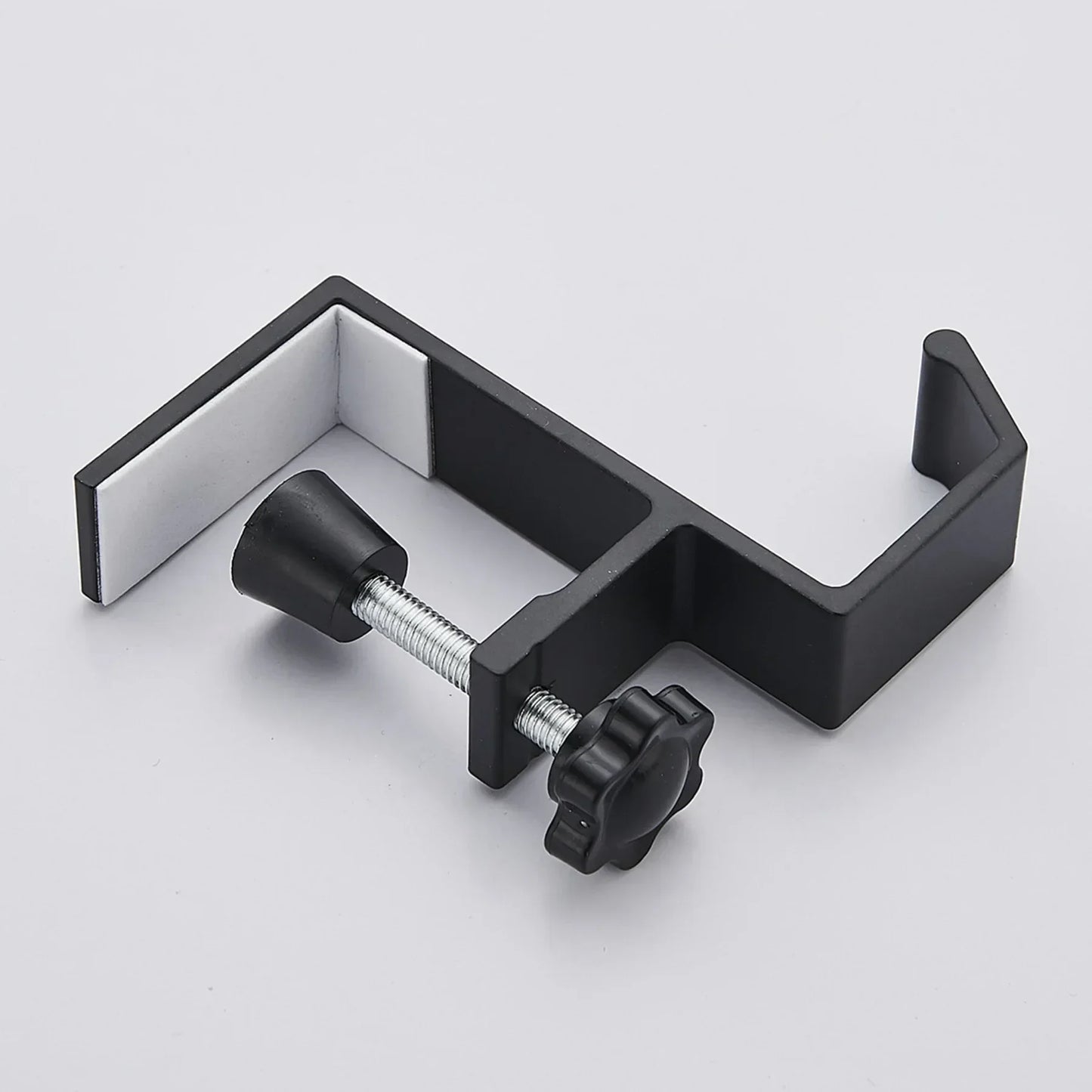 Allist™ Aero Under-Desk Aluminum Clamp Hook | Minimalist No-Drill Storage Mount