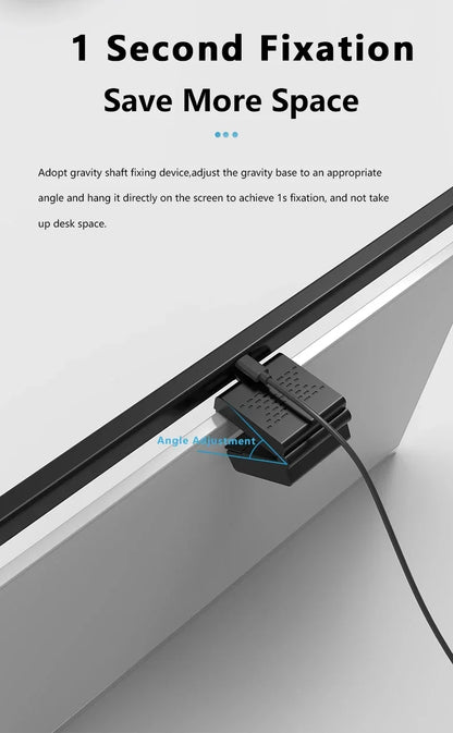 Allist™ Horizon 50 Monitor Light Bar | Asymmetrical Eye-Care Desk Lamp & Screen Glow