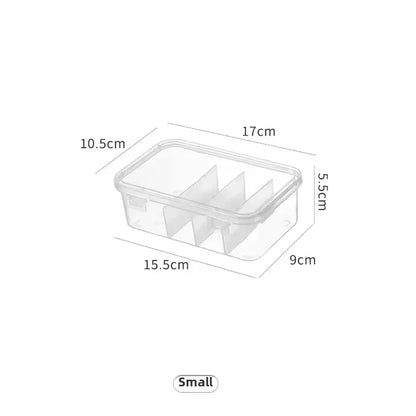 Allist ClearGrid Tech & Cable Vault | Modular Transparent Organizer & Dustproof Storage