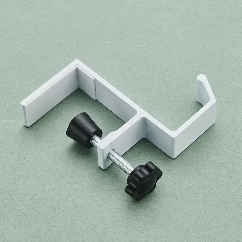 Allist™ Aero Under-Desk Aluminum Clamp Hook | Minimalist No-Drill Storage Mount