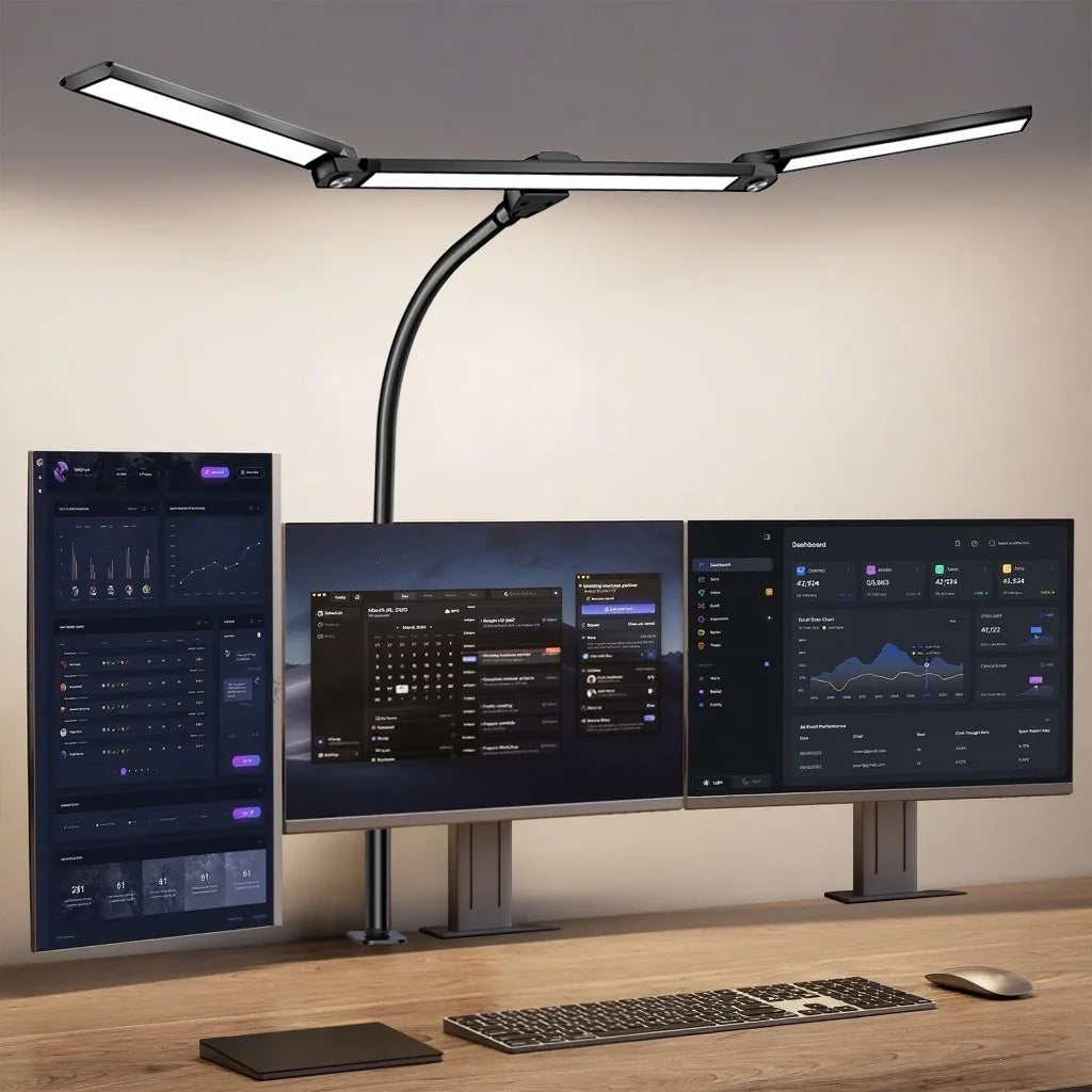 Allist Horizon Ultra 24W Professional Desk Lamp | Wide-Angle Multi-Monitor Illumination & Desktop Remote
