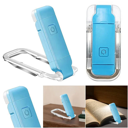 Allist Orbit Portable Reading Light | Multi-Axis Articulating Clip Lamp & Bookmark