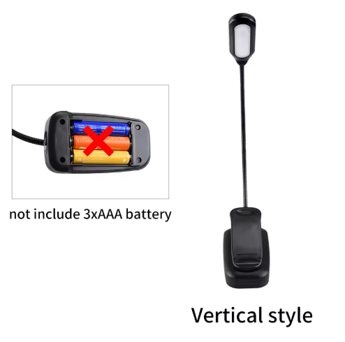 Allist Pivot 5-LED Clip-On Task Light | Ultra-Portable Flexible Reading & Focus Lamp