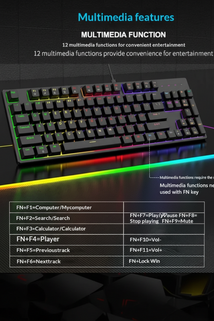 Allist K-104 Mechanical Workstation Keyboard | Tactile Blue Switches & Detachable Type-C Cable