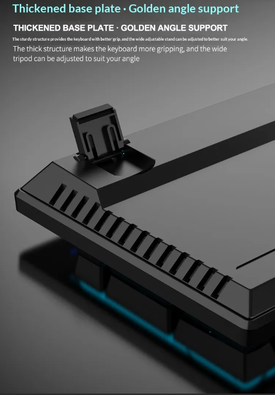 Allist K-104 Mechanical Workstation Keyboard | Tactile Blue Switches & Detachable Type-C Cable