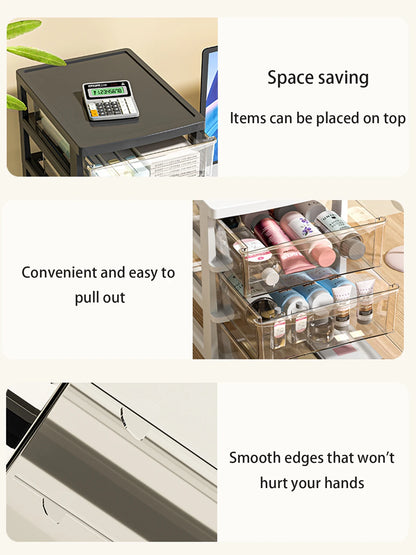 Allist Vista Modular Desktop Drawer System | High-Clarity Stationery & Tech Organizer