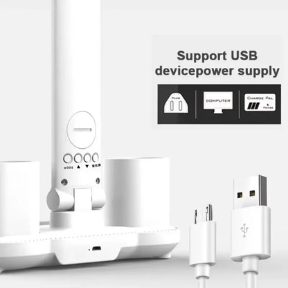 Allist™ Zenith Dual-Wing Workstation Lamp | Smart LED Display, Organizer & Phone Dock