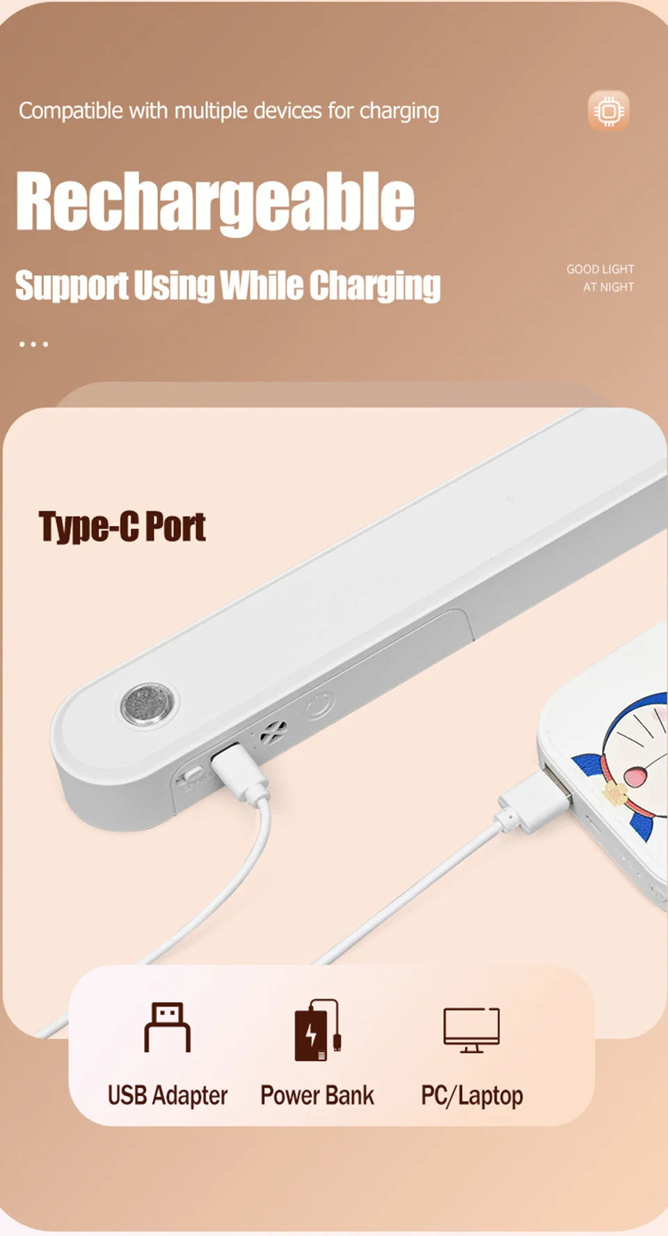 Allist Aura Bar Pro | Magnetic Rechargeable Task Light with Remote & Smart Timer