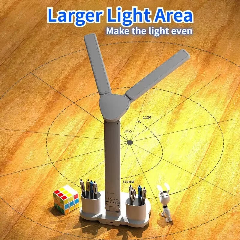 Allist™ Zenith Dual-Wing Workstation Lamp | Smart LED Display, Organizer & Phone Dock