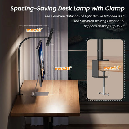 Allist Horizon Ultra 24W Professional Desk Lamp | Wide-Angle Multi-Monitor Illumination & Desktop Remote