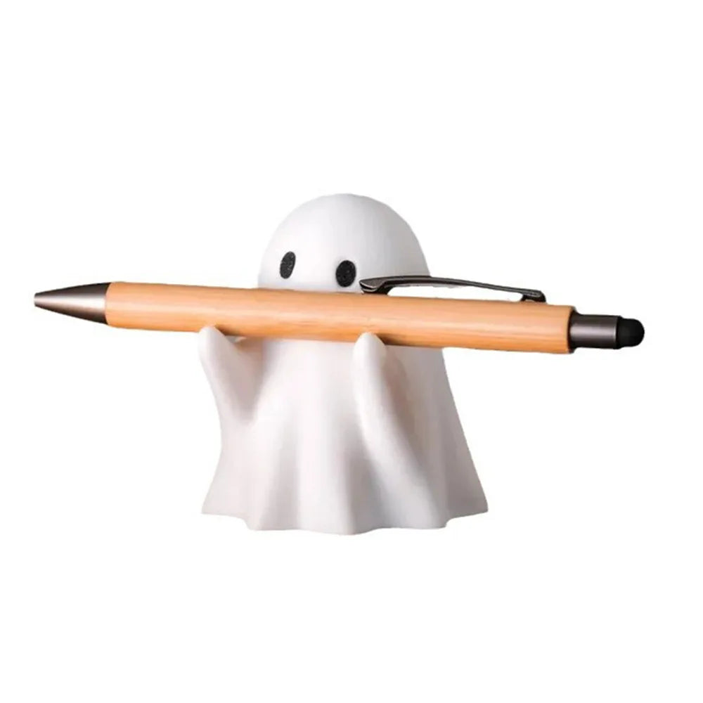 Allist Specter Pen Cradle | Minimalist Ghost Desktop Accessory & Creative Pen Rest