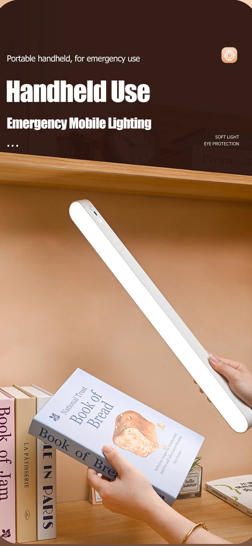 Allist Aura Bar Pro | Magnetic Rechargeable Task Light with Remote & Smart Timer
