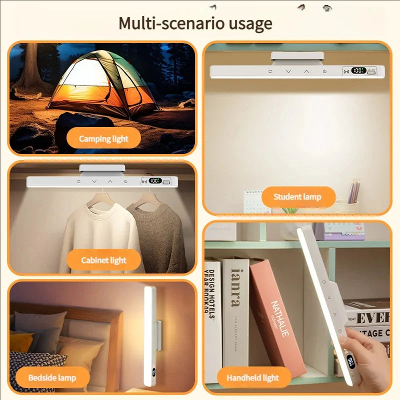 Allist™ Aura Magnetic Task Light | Smart LED Bar with Power Display & Remote Control
