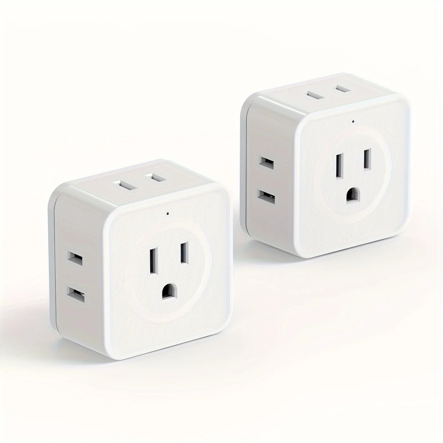 Allist Aero 5-Way Outlet Expander | Minimalist Cordless Power Cube & Cruise-Safe Travel Splitter