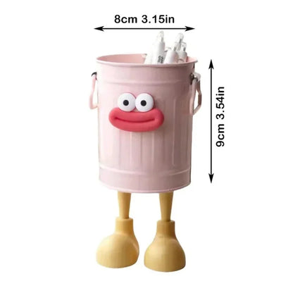 Allist Kärlek Metal Desk Organizer | DIY Character Pen Bucket & Industrial Tool Vault
