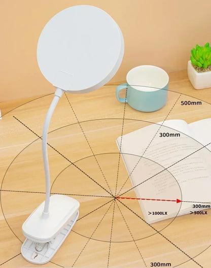 Allist Halo Flex-Mount Task Light | 360° Gooseneck Clip Lamp with Adaptive Dimming
