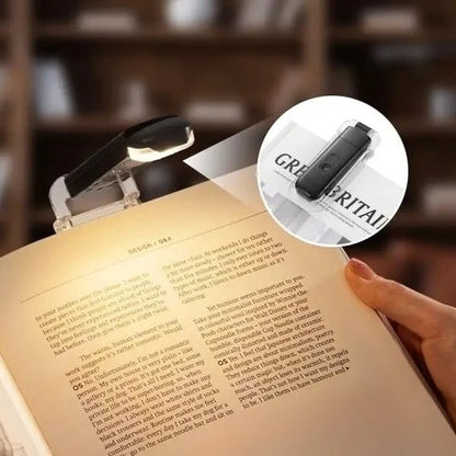 Allist Orbit Portable Reading Light | Multi-Axis Articulating Clip Lamp & Bookmark