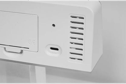 Allist Aura 7” LED Digital Command Clock | Dual Alarm, Temperature & Ambient Under-Glow