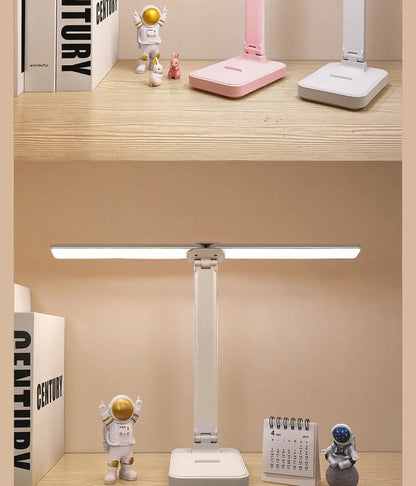 Allist Aero Dual-Wing Desk Lamp | Foldable Wide-Angle LED with Adaptive Eye-Care