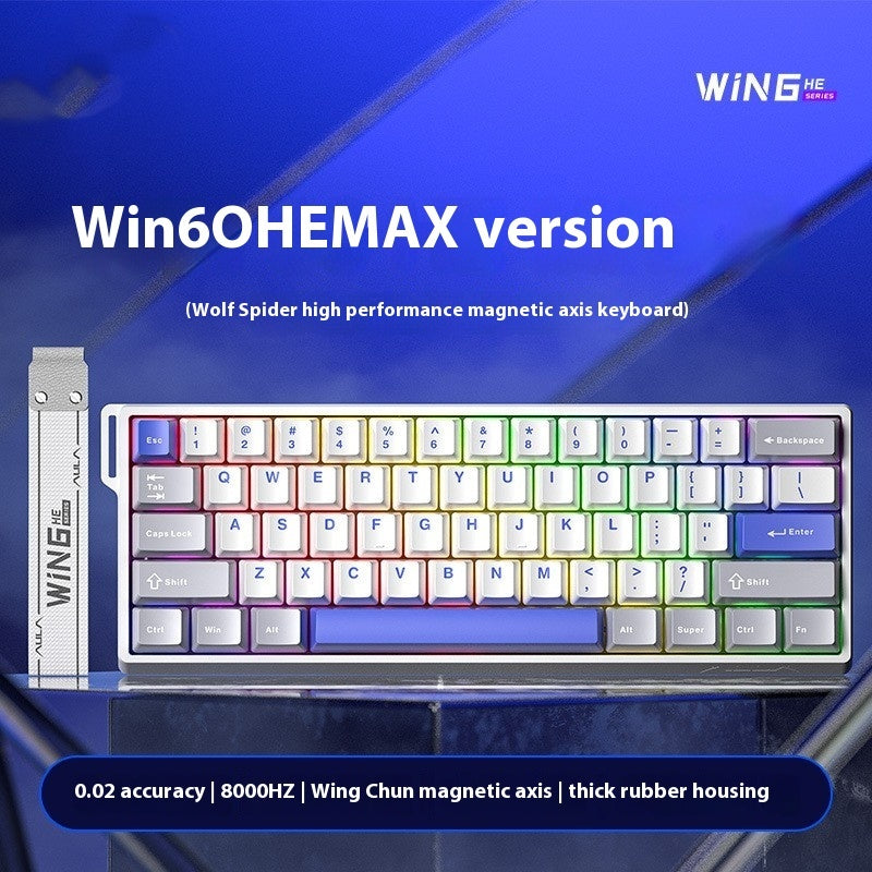 Magnetic Axis Mechanical Keyboard Specially For Gaming